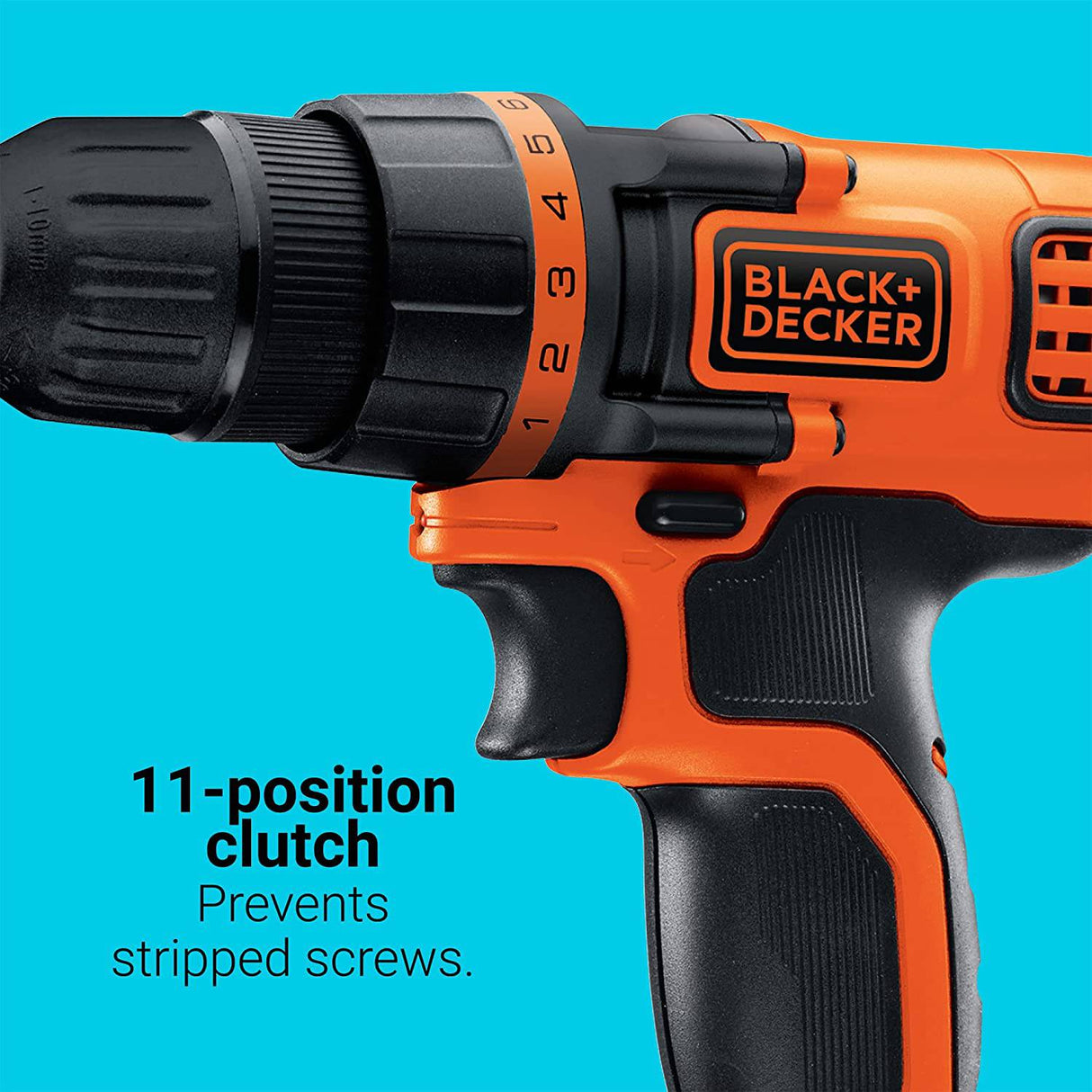 BLACK+DECKER 20V MAX* POWERCONNECT Taladro/destornillador inalámbrico + MOUSE Kit combinado de lijadora de detalles (BD2KITCDDS) - DIGVICE MX