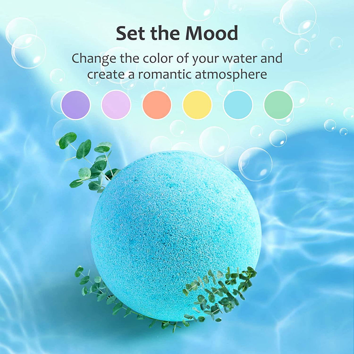 Urasses - Fizzies de burbujas tamaño XXL con aceites esenciales, 6 x 4 oz, baño de burbujas hidratante para la piel