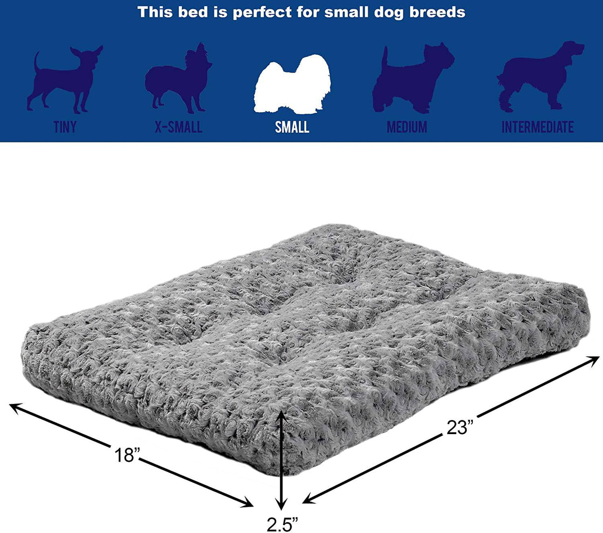 MidWest Homes for Pets Camas para perros de color degradado, camas de felpa para perros que se ajustan a cajas de alambre para perros, lavar y secar a máquina 24 INCH - DIGVICE MX