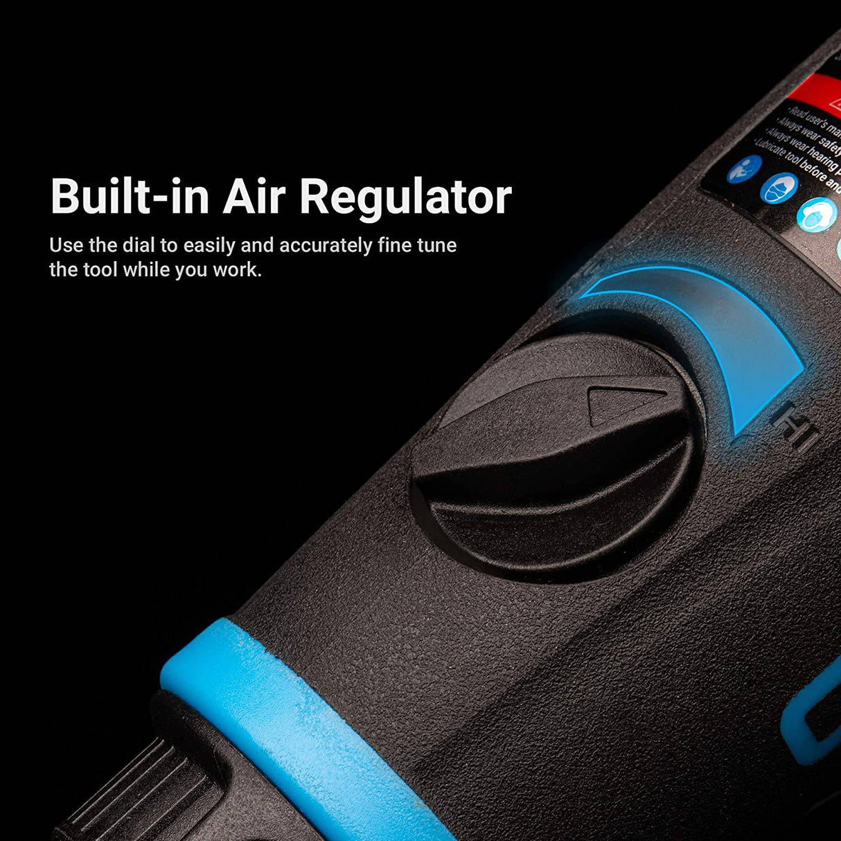 Capri Tools 1/4 pulg. 1 HP Amoladora de troquel recto de aire (CP32500) - DIGVICE MX