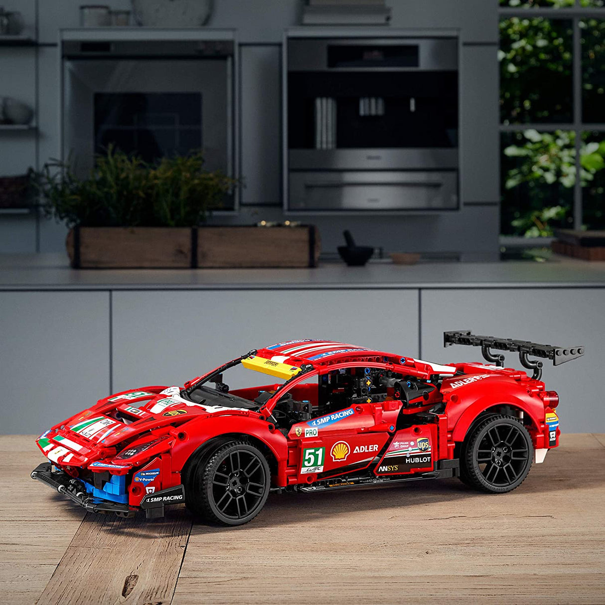 LEGO Technic Ferrari 488 GTE "AF Corse #51" 42125 Juego de construcción para adultos (1684 piezas)