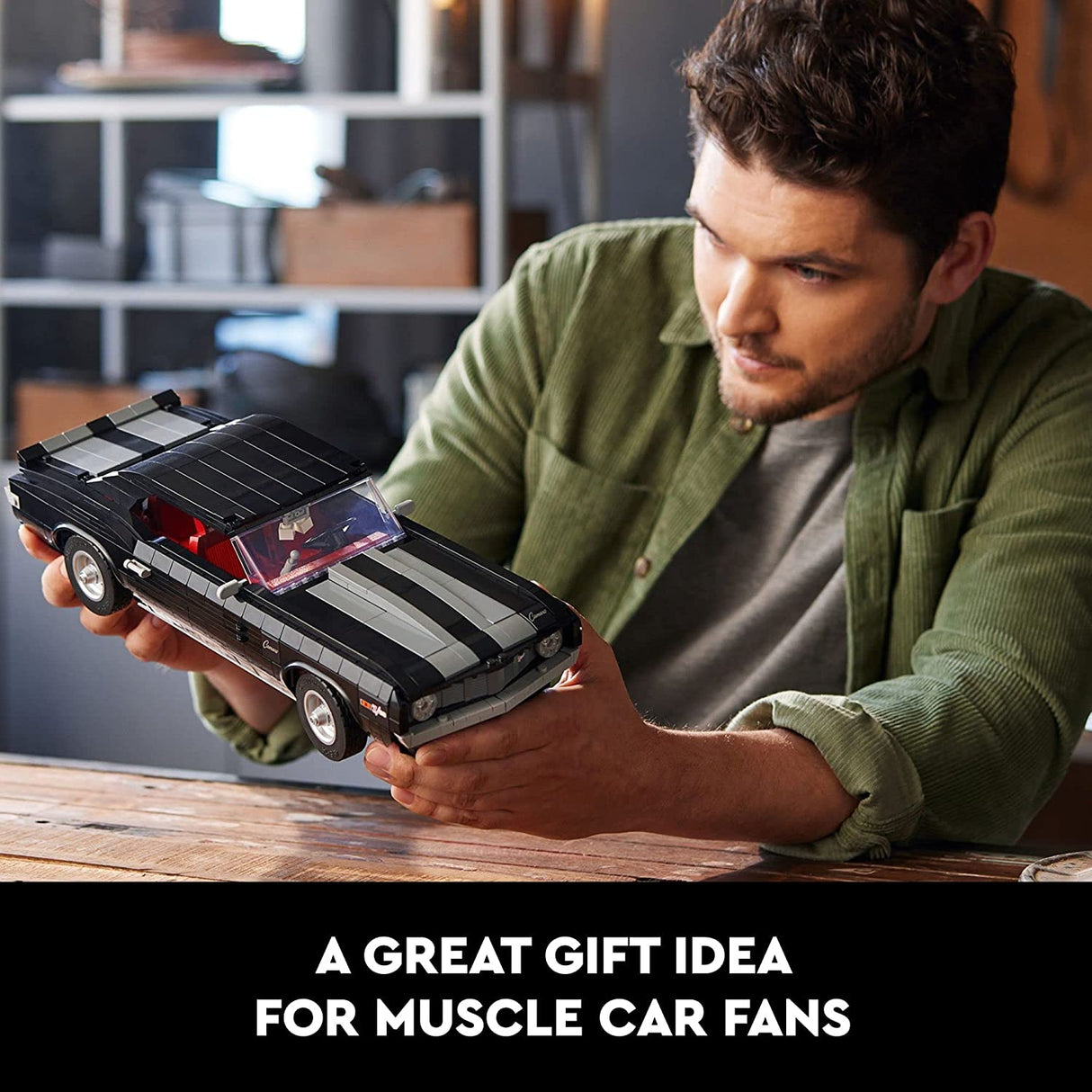 LEGO Chevrolet Camaro Z28 10304 Juego de construcción para adultos (1458 piezas)