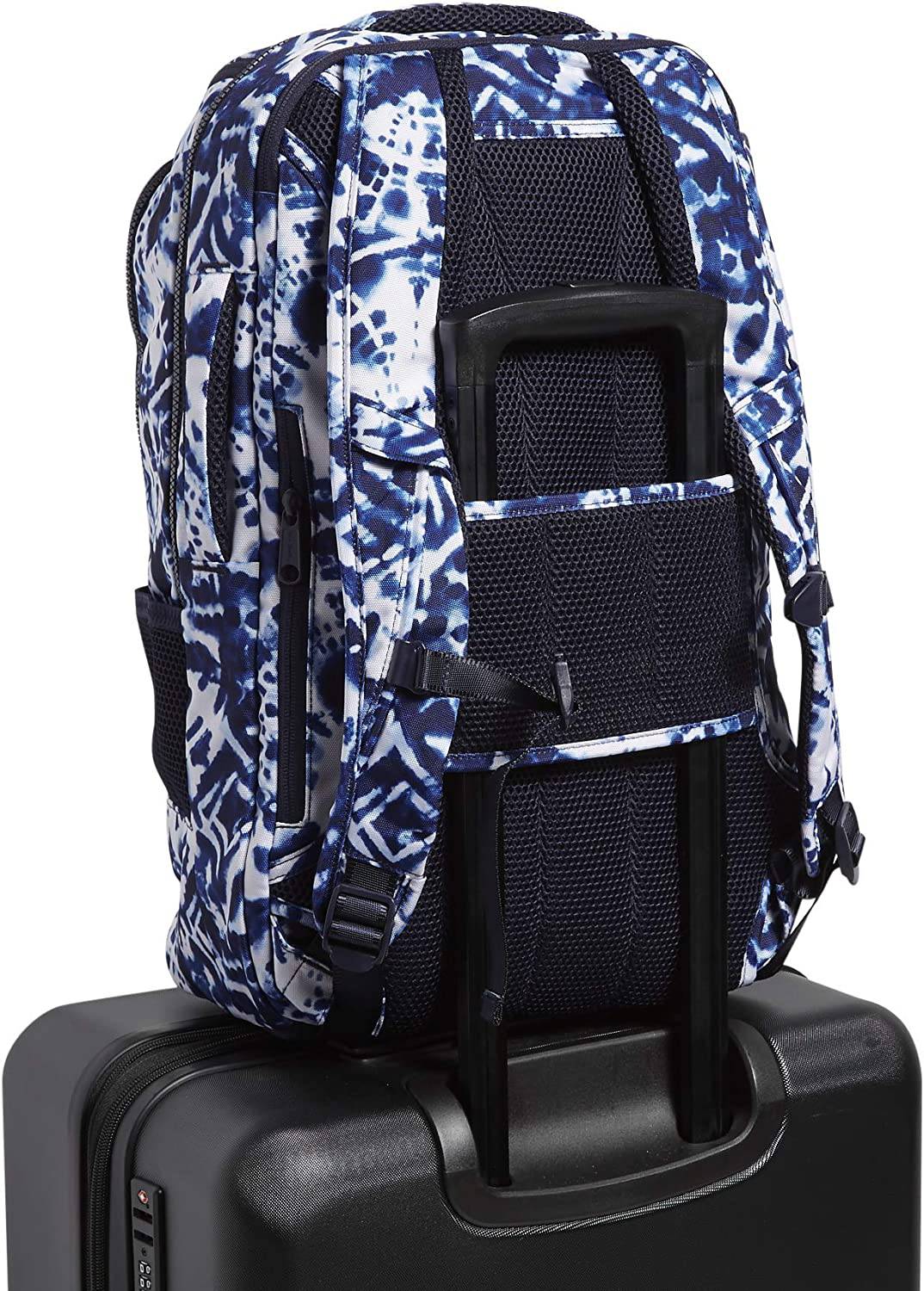 Vera Bradley - Mochila de viaje reactiva reciclada Lighten Up para mujer, Island Tie-dye, talla única