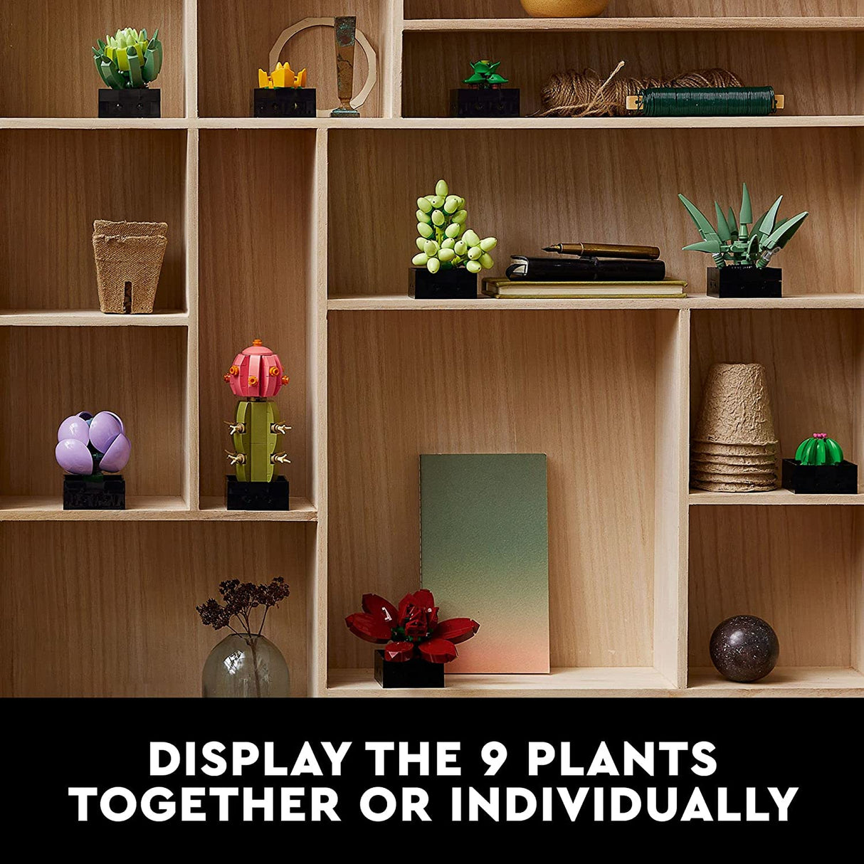 LEGO Icons Suculentas 10309 Juego de construcción para adultos (771 piezas)