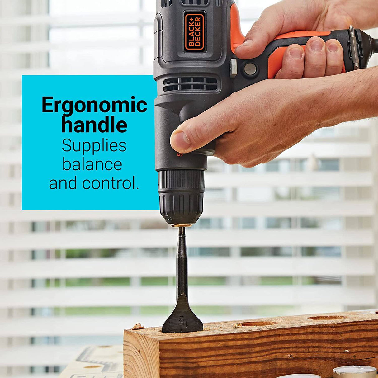 BLACK+DECKER Kit de taladro eléctrico de 5,5 amperios (BDED200C) - DIGVICE MX