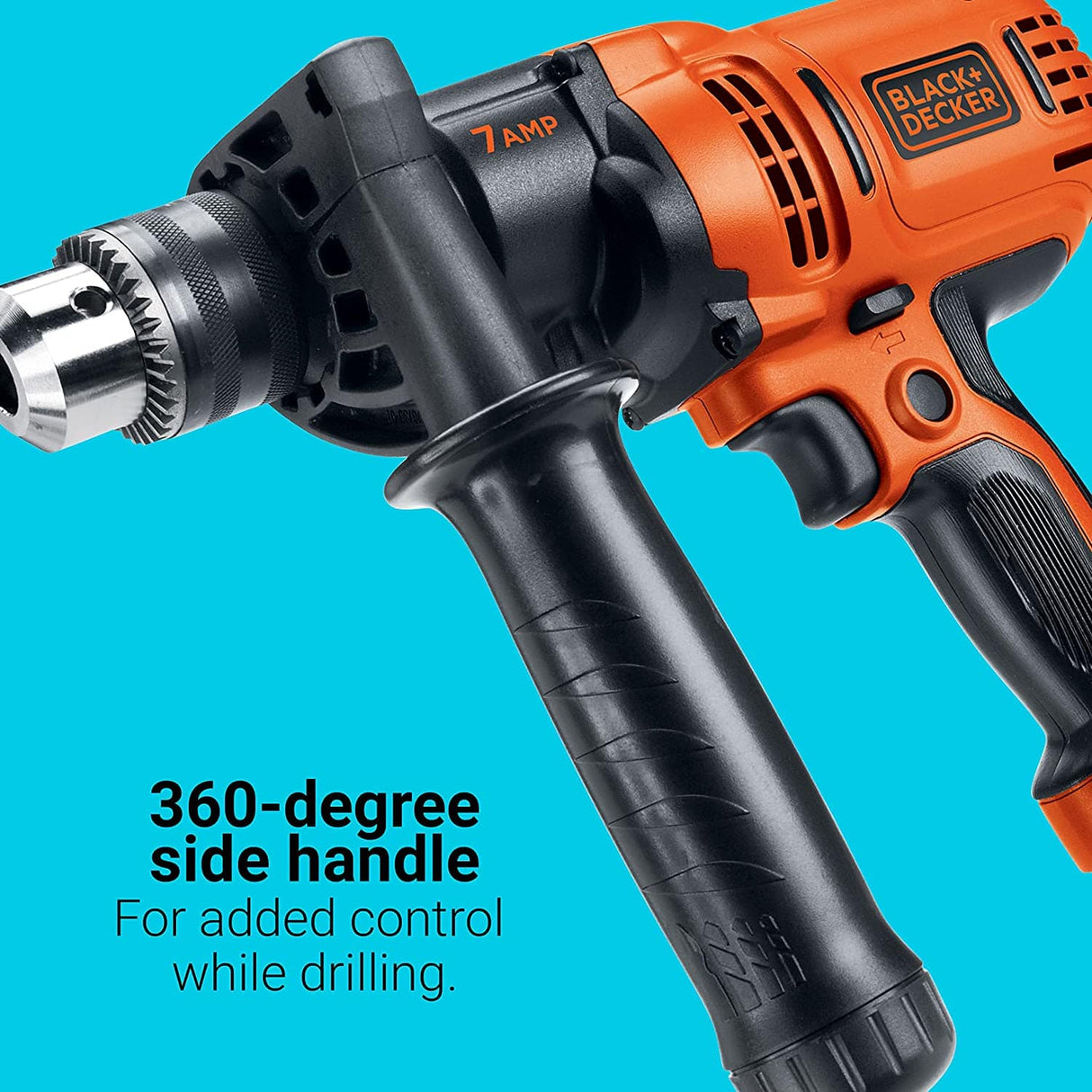 BLACK+DECKER DR560 Taladro 7.0 amperes 1/2 pulgada. - DIGVICE MX