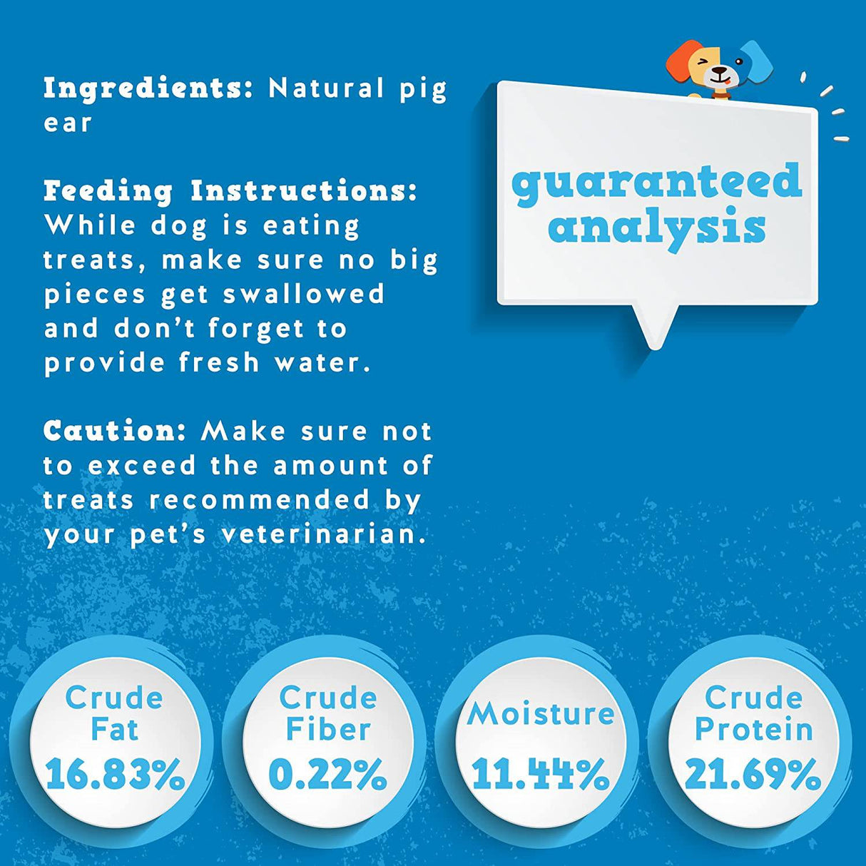 Jack&Pup Orejas de cerdo para perros - Orejas gruesas de medio cerdo (paquete de 18) - Golosinas premium para orejas de cerdo para perros - Masticables de cerdo saludables para perros; Excelente alternativa de cuero crudo - DIGVICE MX