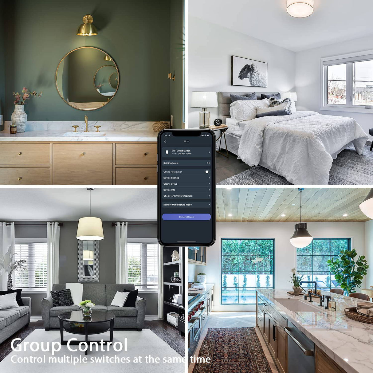 Lumiman Interruptor de luz inteligente, compatible con Alexa, Google Assistant, unipolar, programación, cable neutro de control remoto requerido, fácil instalación, lista ETL (paquete de 2) - DIGVICE MX