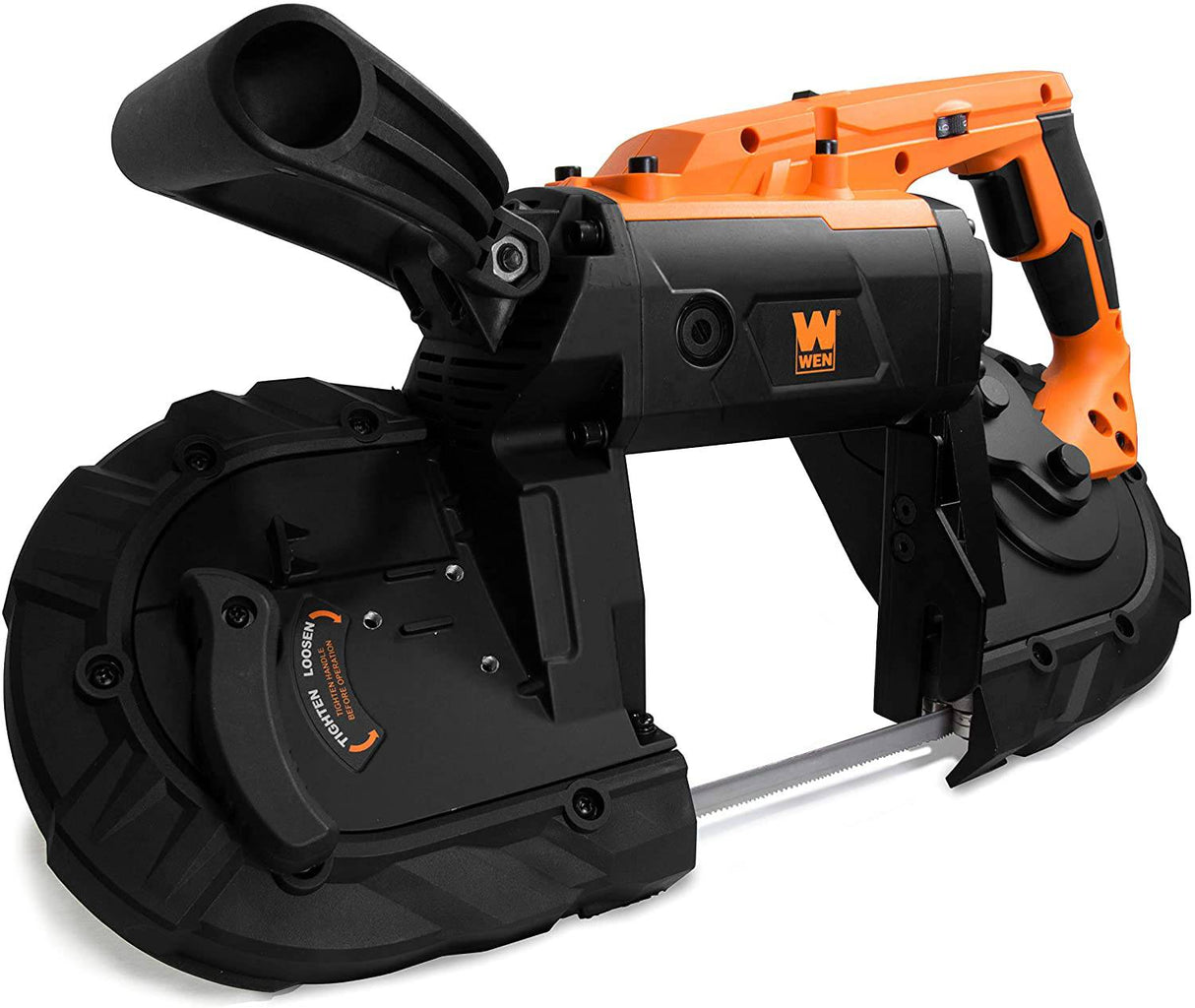 WEN 94396 Sierra de banda portátil de mano de velocidad variable de 10 amperios y 5 pulgadas para metal - DIGVICE MX