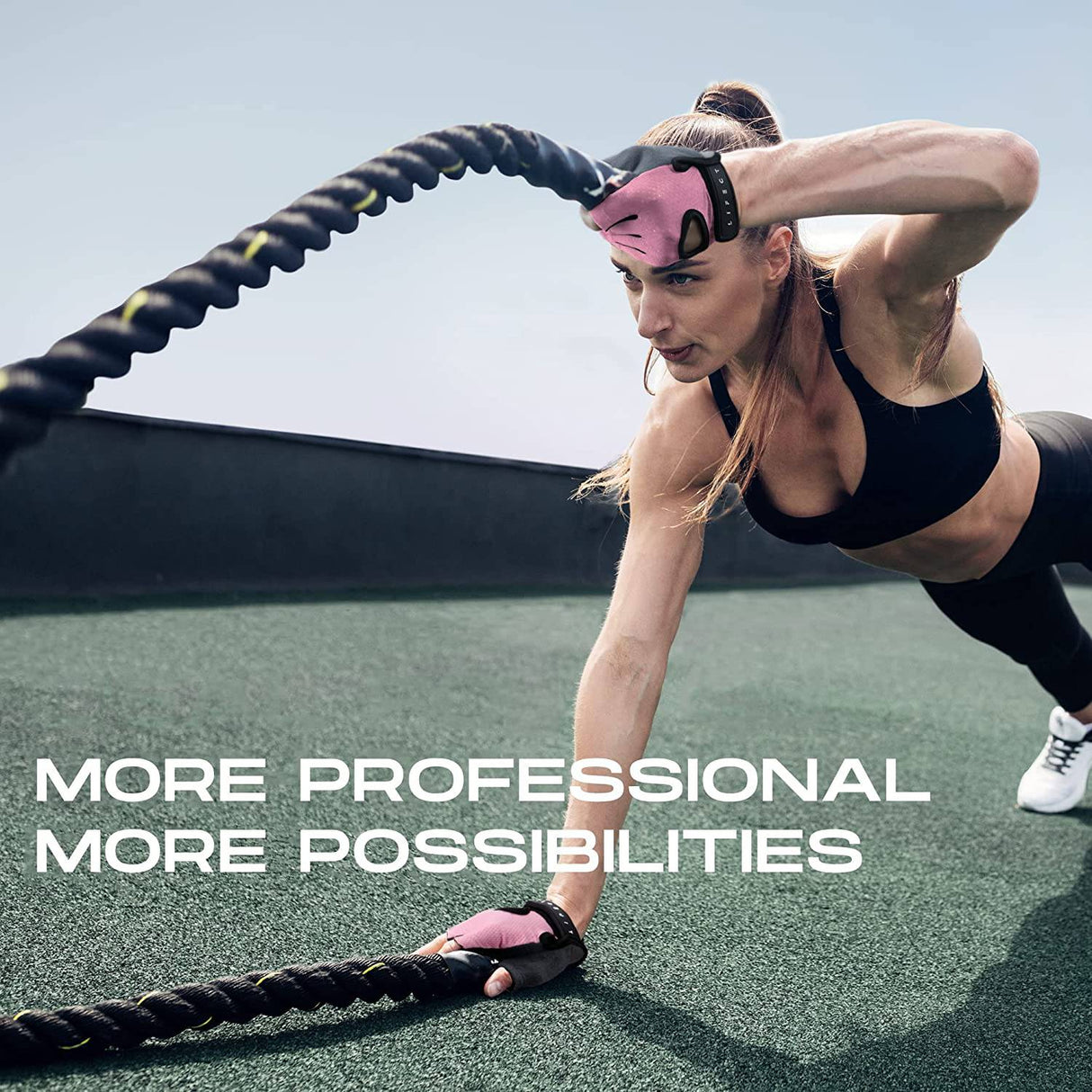 LIFECT - Guantes de entrenamiento transpirables esenciales, guantes de ejercicio de gimnasio sin dedos para levantamiento de pesas con espalda abierta curvada, para levantamiento de pesas, mujeres