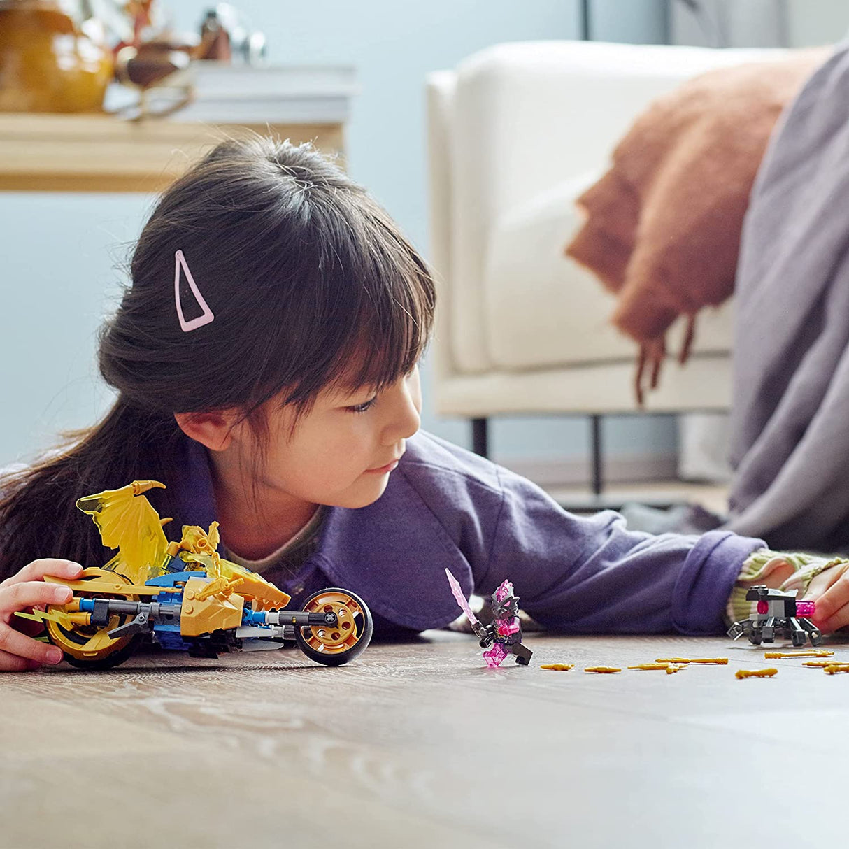 LEGO NINJAGO Jay's Golden Dragon Motorbike 71768 Ninja Building Toy Set (137 piezas)