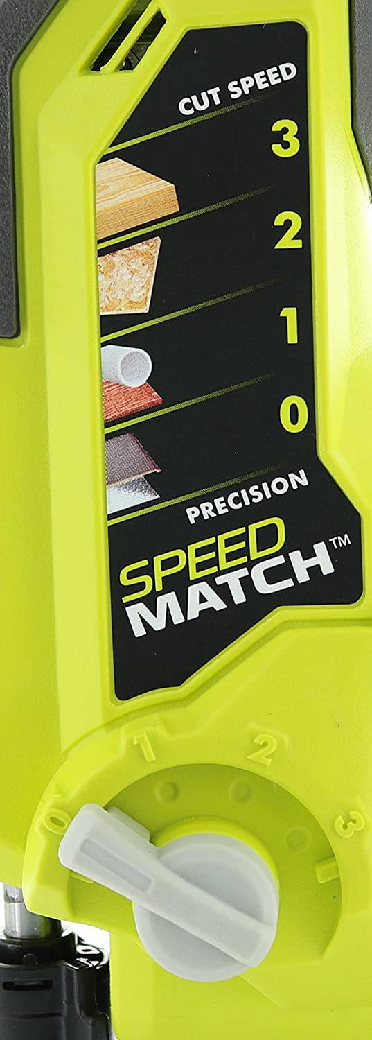 RYOBI One+ P5231 Sierra de calar orbital inalámbrica de iones de litio de 18 V en forma de T 3000 SPM (batería no incluida, herramienta eléctrica y hoja de corte de madera en forma de T solamente) - DIGVICE MX