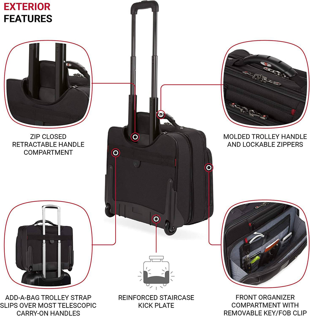 Wenger - luggage Granada Pro 15.6-Inch, Black