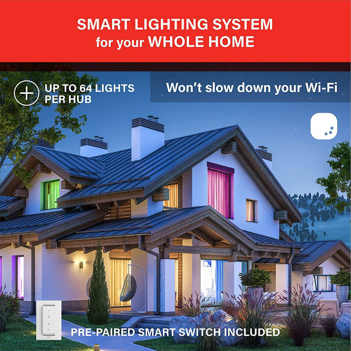 Sengled E39-NA05HM Cambio de color, bombillas que funcionan con Alexa, Google Home, kit de inicio de 3 paquetes con interruptor inteligente, luz RGB A19 E26 LED regulable equivalente a 60 W, 800 lm, juego de 5 piezas, blanco, 3 unidades - DIGVICE MX