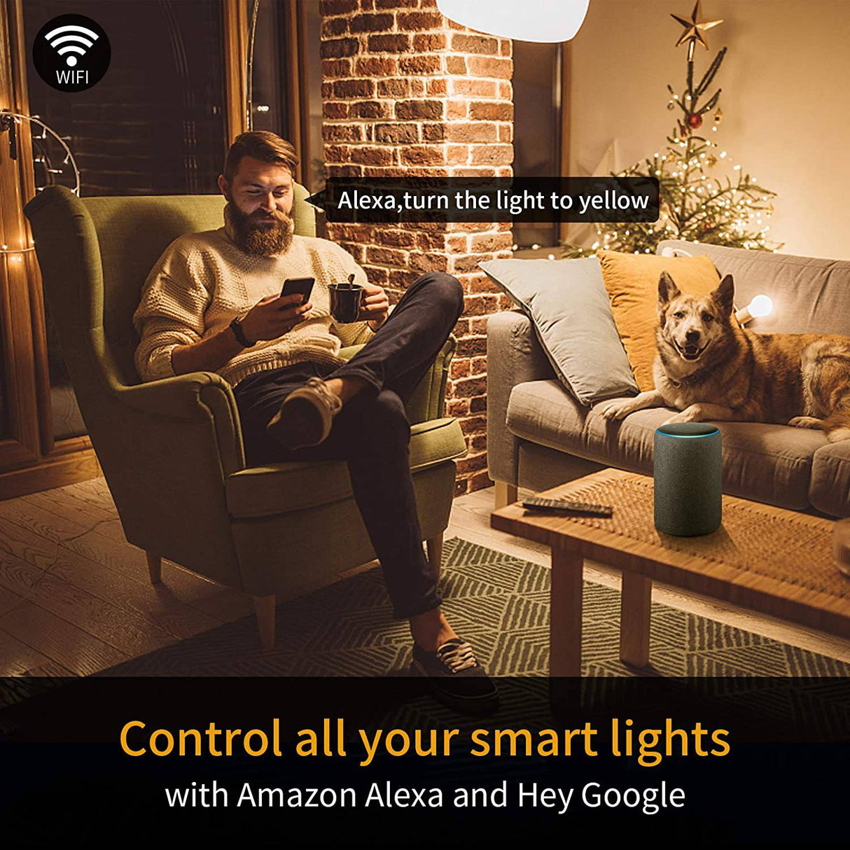 Bewahly Bombillas inteligentes, bombilla Alexa que cambia de color, malla WiFi, bombillas inteligentes que funcionan con Alexa/Google Home, bombilla LED regulable A19 E26 multicolor, alto brillo, 9 W 800 lm, 110 V CA, paquete de 6 - DIGVICE MX