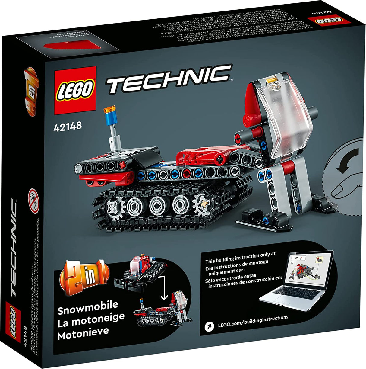 LEGO Technic Snow Groomer 42148 Juego de juguetes de construcción para niños, niños y niñas a partir de 7 años (178 piezas)