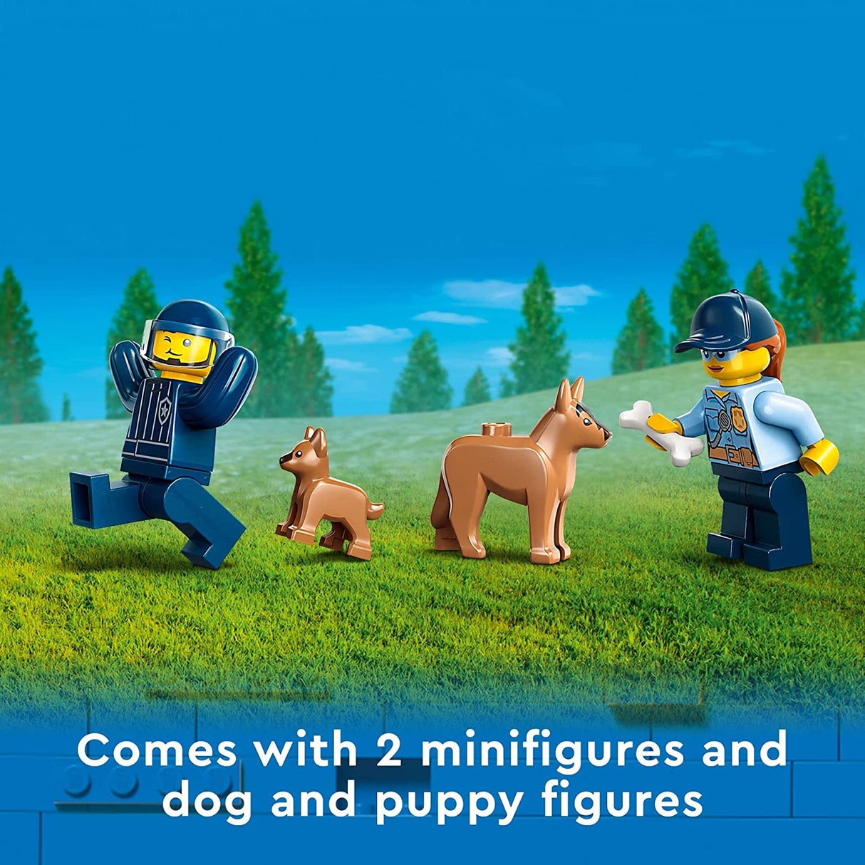 LEGO City Mobile Police Dog Training 60369 Juego de construcción para niños, niños y niñas a partir de 5 años (197 piezas)