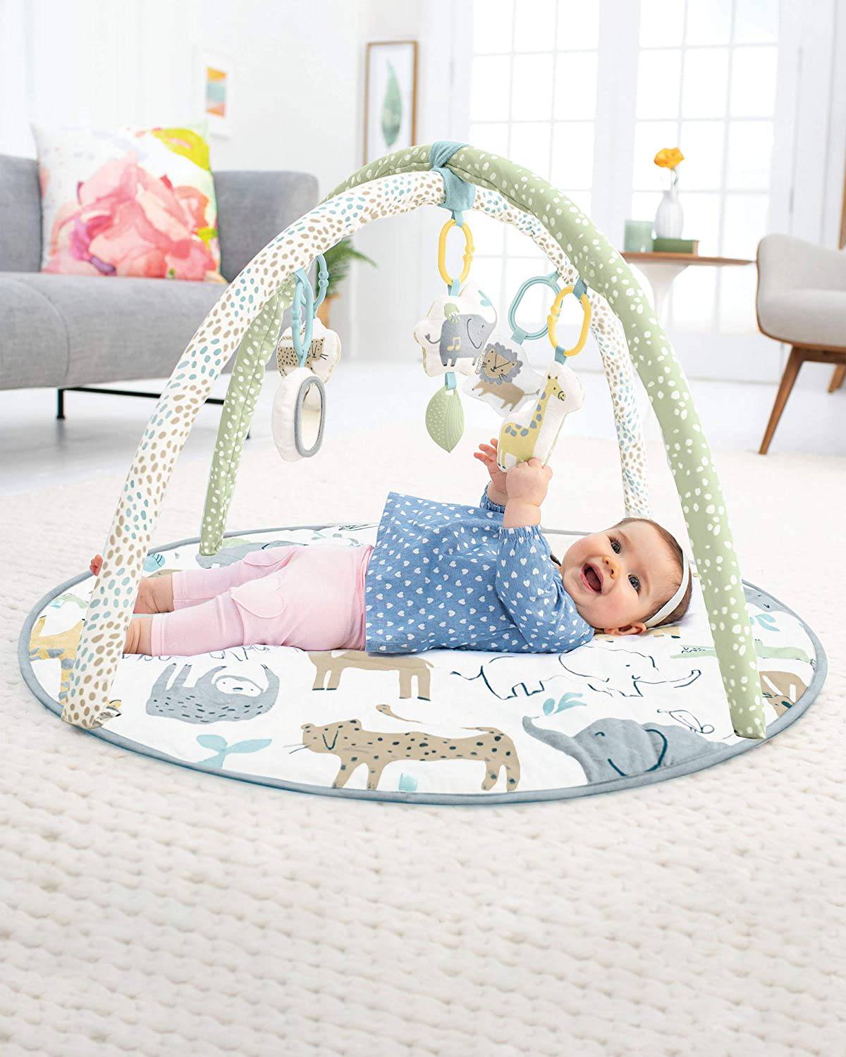 Carter's Safari Baby Play Mat y Gimnasio de actividades para bebés - DIGVICE MX