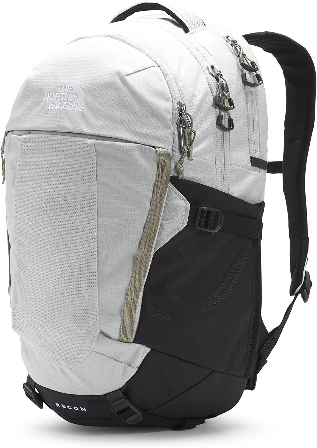 The North Face - Recon Mochila para mujer, Tin Grey Dark Heather/TNF Black/Minimal Grey, talla única