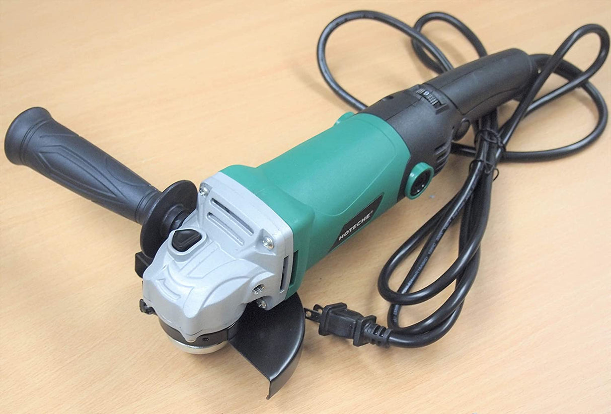 Hoteche - Amoladora angular eléctrica de velocidad variable de 4-1/2 pulgadas, empuñadura de gatillo, mango largo, 950 W - DIGVICE MX