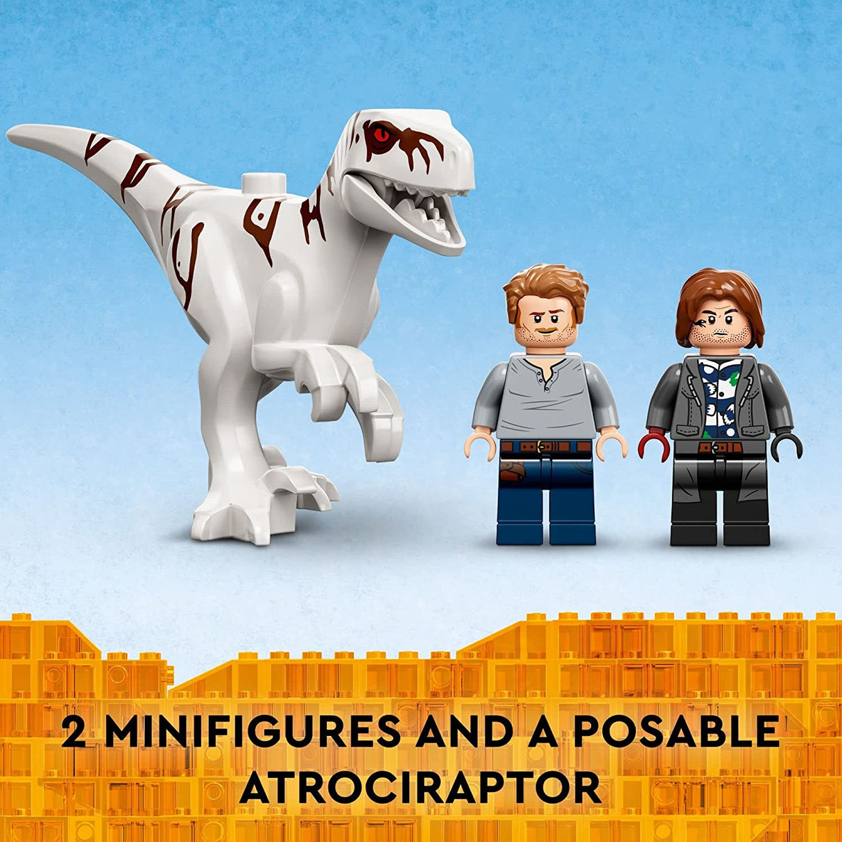 LEGO Jurassic World Dominion Atrociraptor Dinosaur: Bike Chase 76945 (169 piezas)