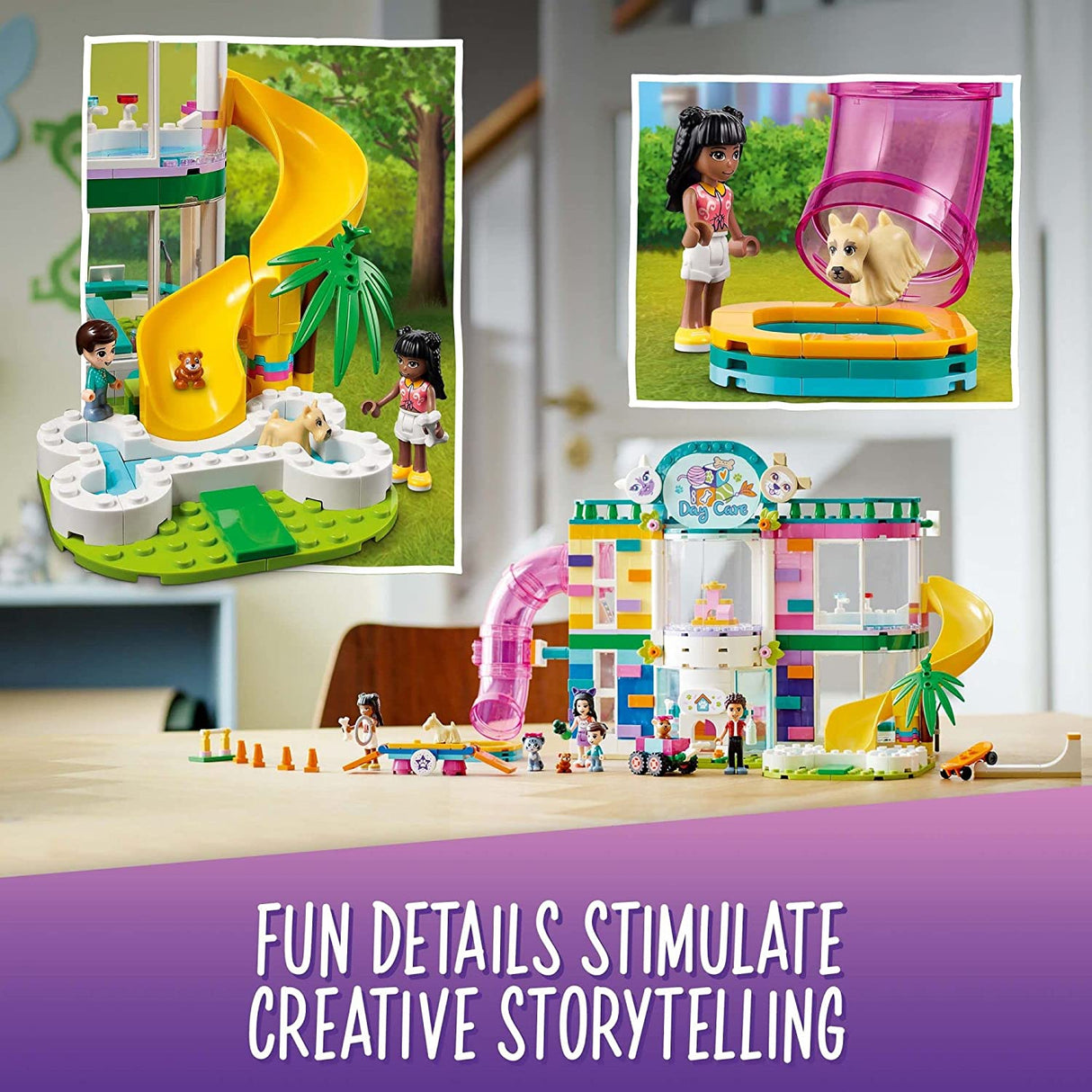LEGO Friends Pet Day-Care Center 41718 (593 piezas)