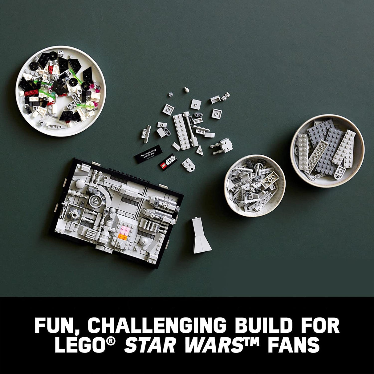 LEGO Star Wars Death Star Trench Run Diorama 75329 Juego de construcción para adultos (665 piezas)