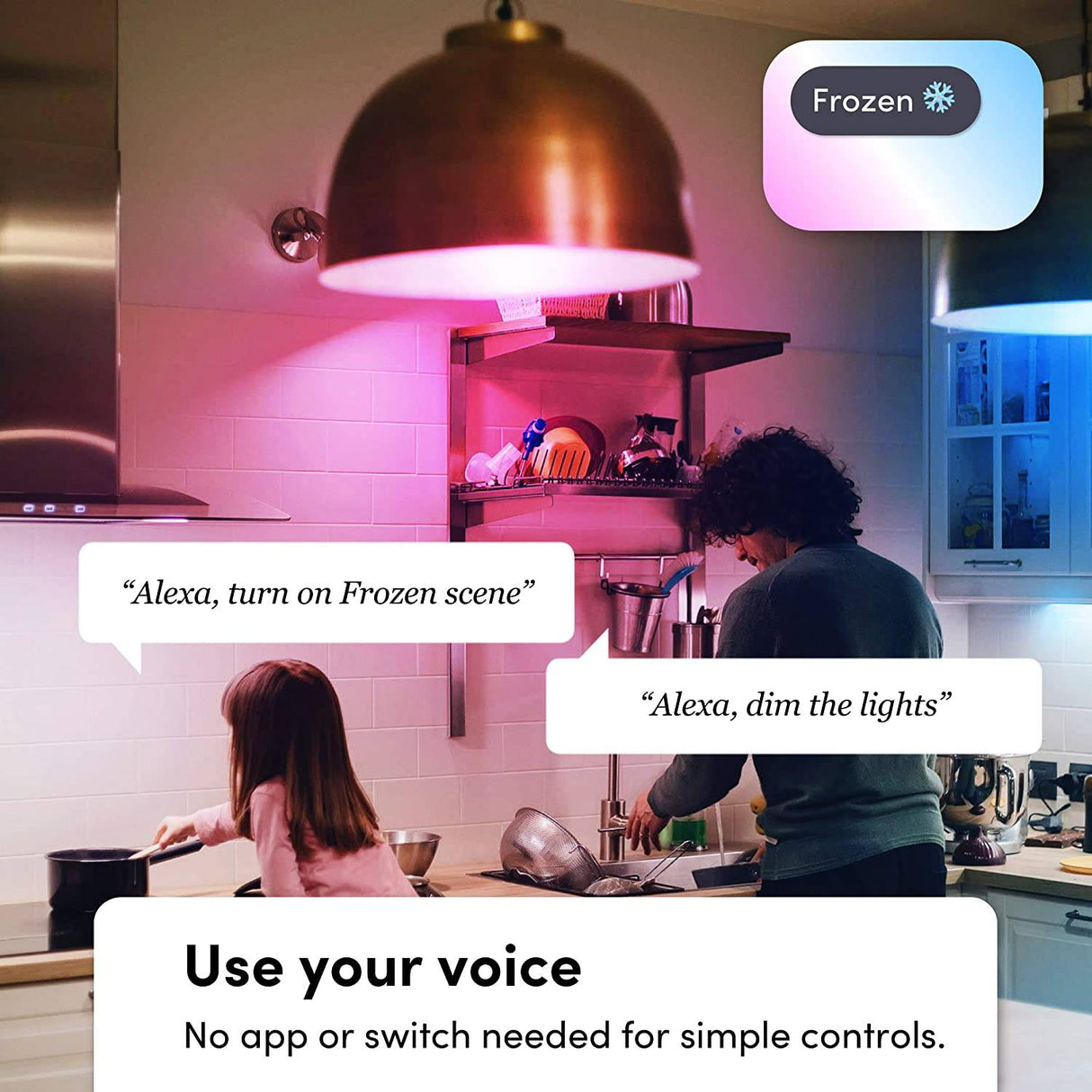 LIFX Color, A19 1100 lúmenes, bombilla LED inteligente Wi-Fi, miles de millones de colores y blancos, no requiere puente, funciona con Alexa, Hey Google, HomeKit y Siri multicolor (paquete de 2) - DIGVICE MX