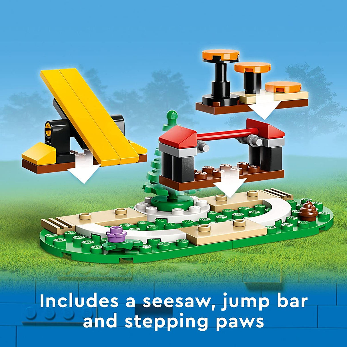 LEGO City Mobile Police Dog Training 60369 Juego de construcción para niños, niños y niñas a partir de 5 años (197 piezas)