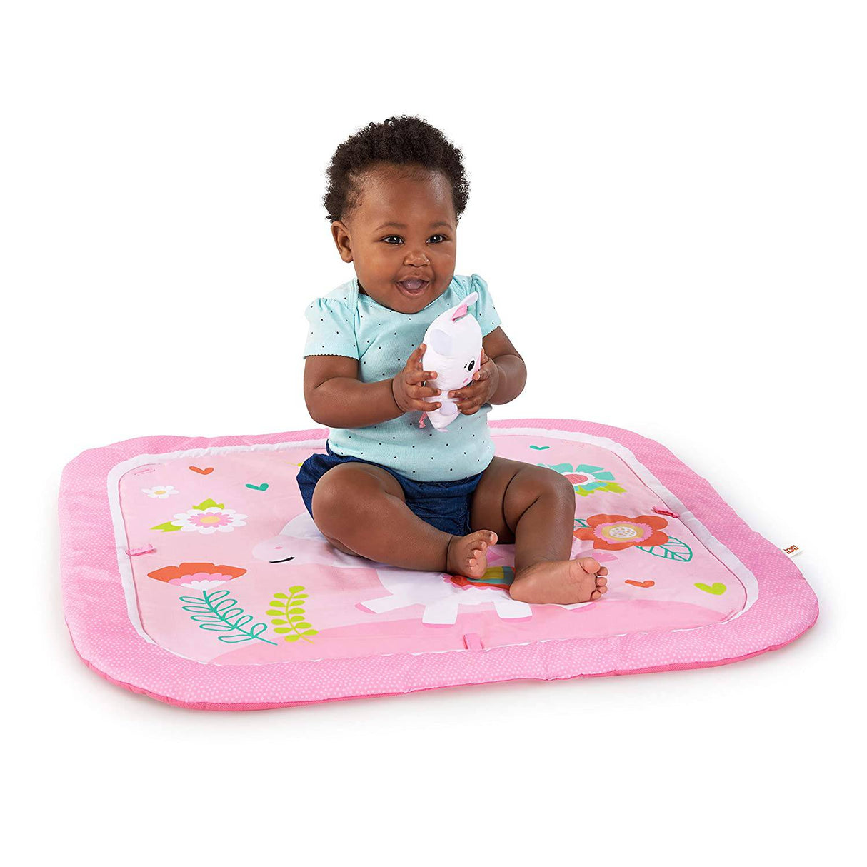 Bright Starts Daydream Blooms Activity Gym & Play Mat con juguetes para llevar, edades recién nacidos + - DIGVICE MX
