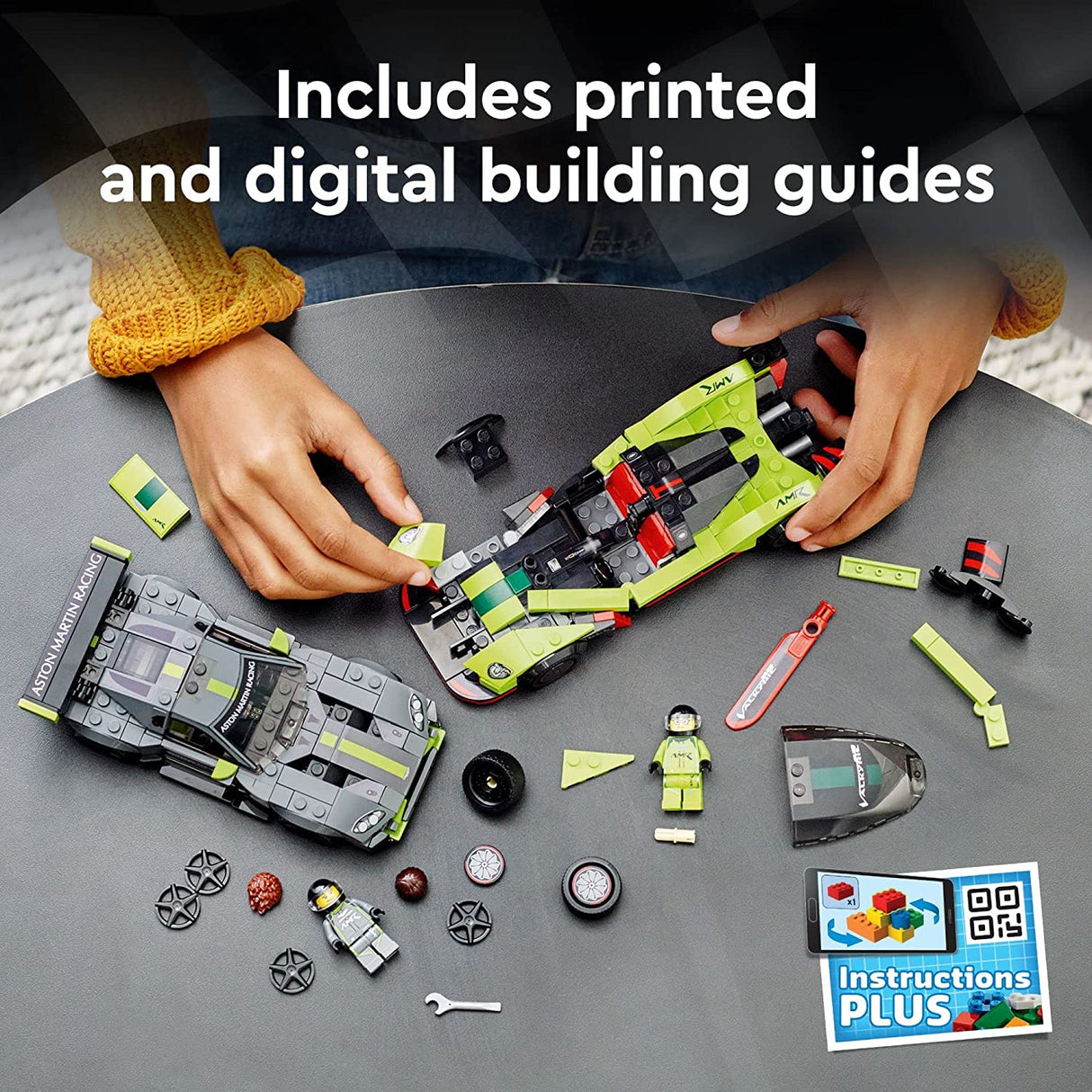 LEGO Speed Champions Aston Martin Valkyrie AMR Pro y Aston Martin Vantage GT3 76910 (592 piezas)