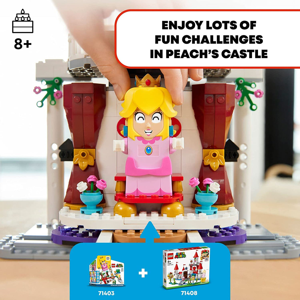 LEGO Super Mario Peach's Castle Expansion Set 71408 (1216 piezas)