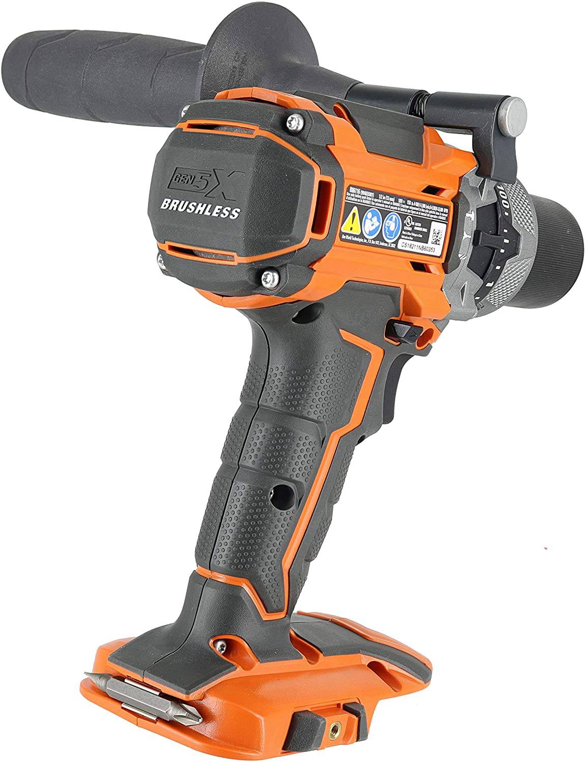 Ridgid R86116 taladro percutor inalámbrico de 18 voltios de 1/2 pulgada con batería de iones de litio (solo la herramienta, no incluye batería ni cargador) - DIGVICE MX