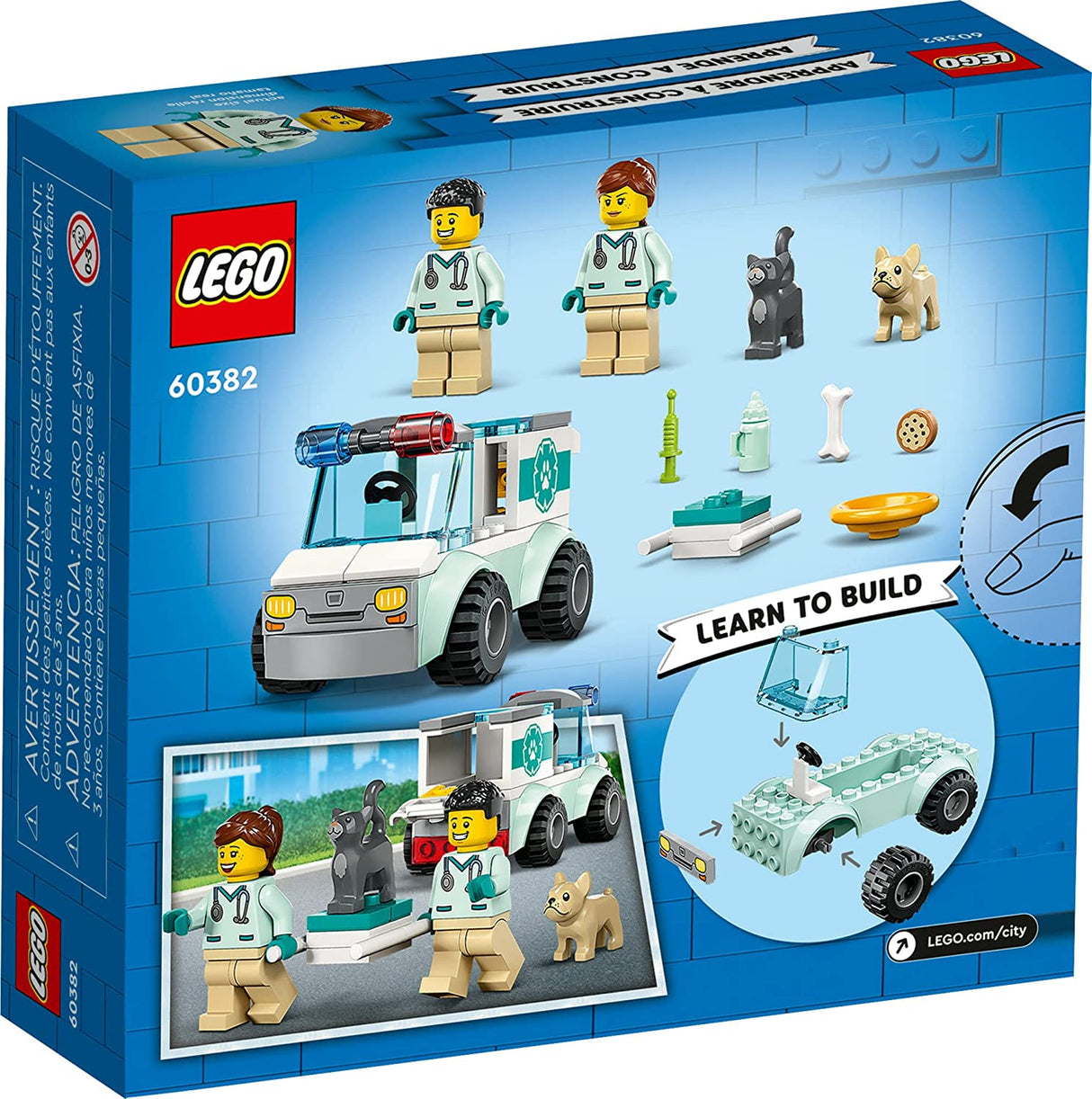 LEGO City Vet Van Rescue 60382 (58 piezas)