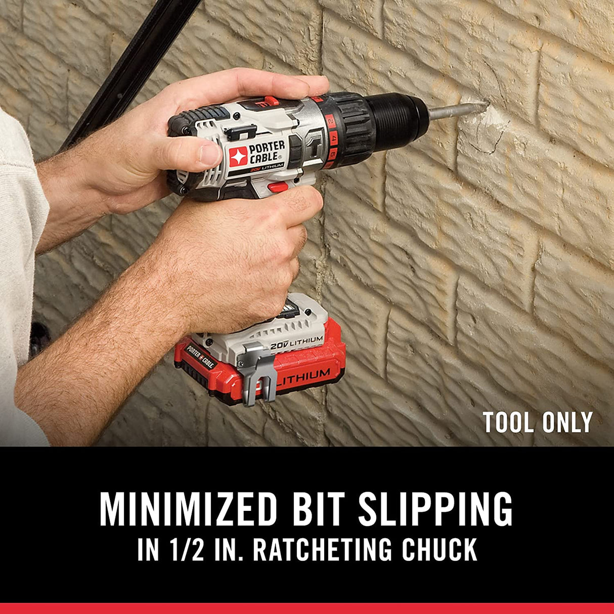 Taladro percutor PORTER-CABLE 20V MAX*, solo herramienta (PCC620B) - DIGVICE MX