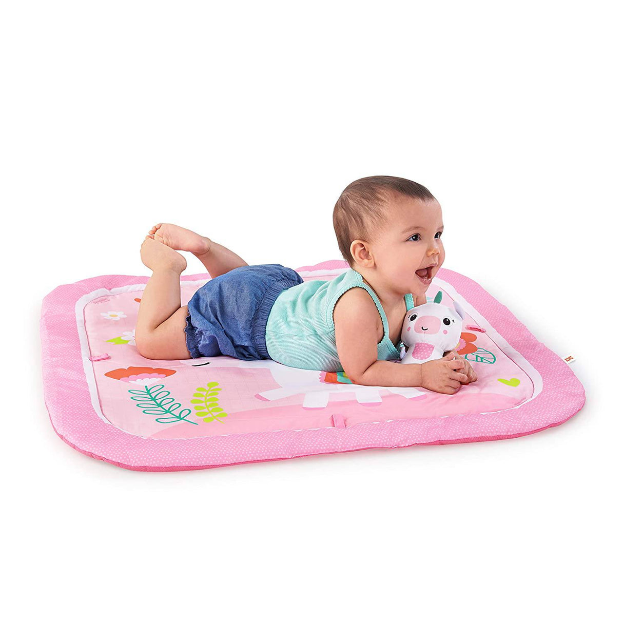 Bright Starts Daydream Blooms Activity Gym & Play Mat con juguetes para llevar, edades recién nacidos + - DIGVICE MX
