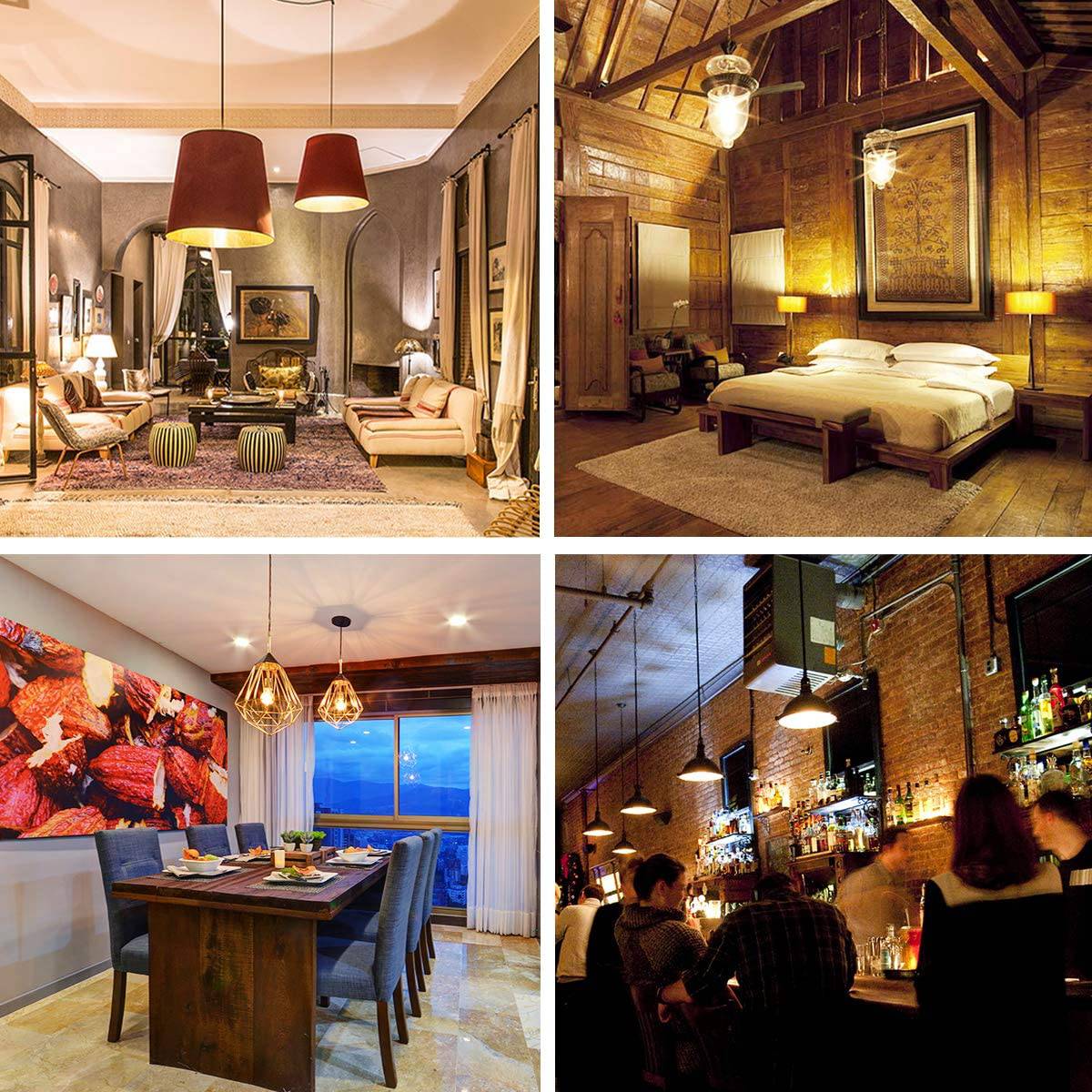 ILC - Bombilla LED que cambia de color RGBW controlada por aplicación, sincronización con música, regulable RGB multicolor equivalente a 60 W E26 tornillo Edison (2 unidades) - DIGVICE MX