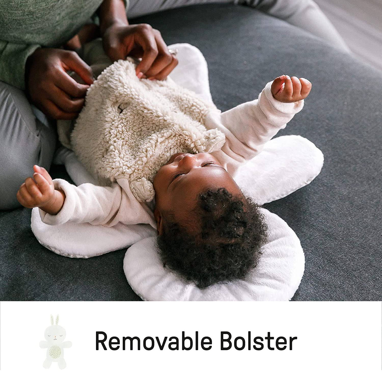 Ingenuity InLighten Baby Bouncer Seat con Light Up Toy Bar y Bunny Tummy Time Pillow Mat - Twinkle Tails, recién nacido y más - DIGVICE MX