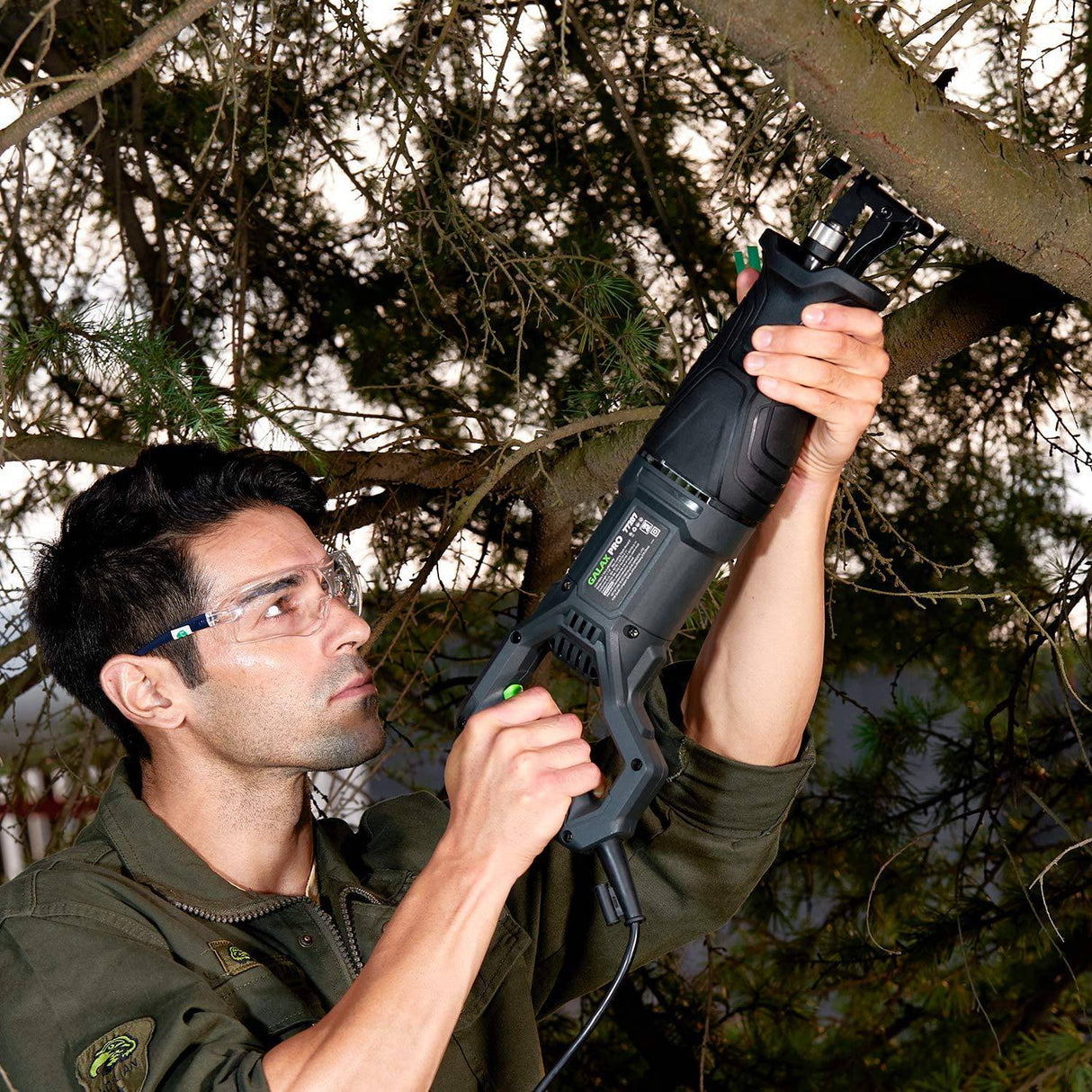 Sierra recíproca GALAX PRO, sierra recíproca con cable de velocidad variable de 7,5 amperios con longitud de carrera de 1-1/8"(28 mm), 2800 SPM y 6" máx. profundidad de corte en corte de madera y metal - DIGVICE MX