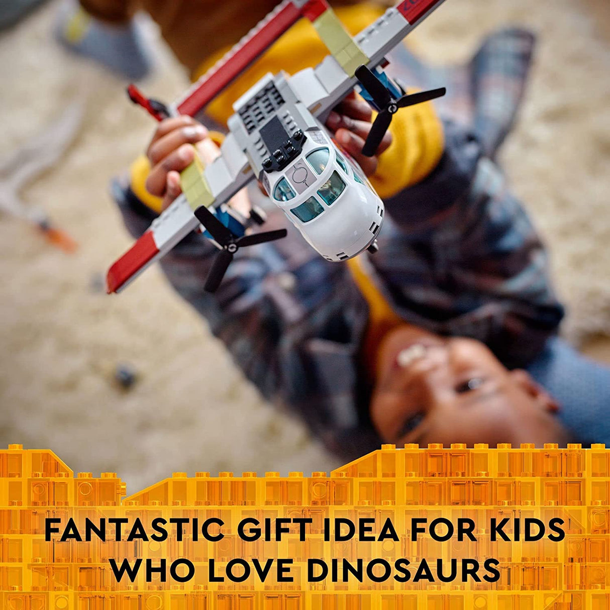 LEGO Jurassic World Dominion Quetzalcoatlus Plane Ambush 76947 Juego de construcción de dinosaurios para niños a partir de 7 años (293 piezas)