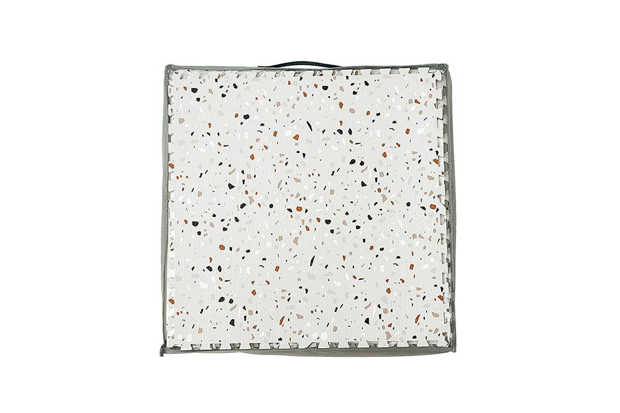 Yay Mats Alfombra de juegos para bebé extra grande y elegante. Espuma suave, gruesa y no tóxica cubre baldosas expandibles de 6 pies x 4 pies con bordes Tapete de juegos para bebés y niños Tapete para el tiempo boca abajo - DIGVICE MX