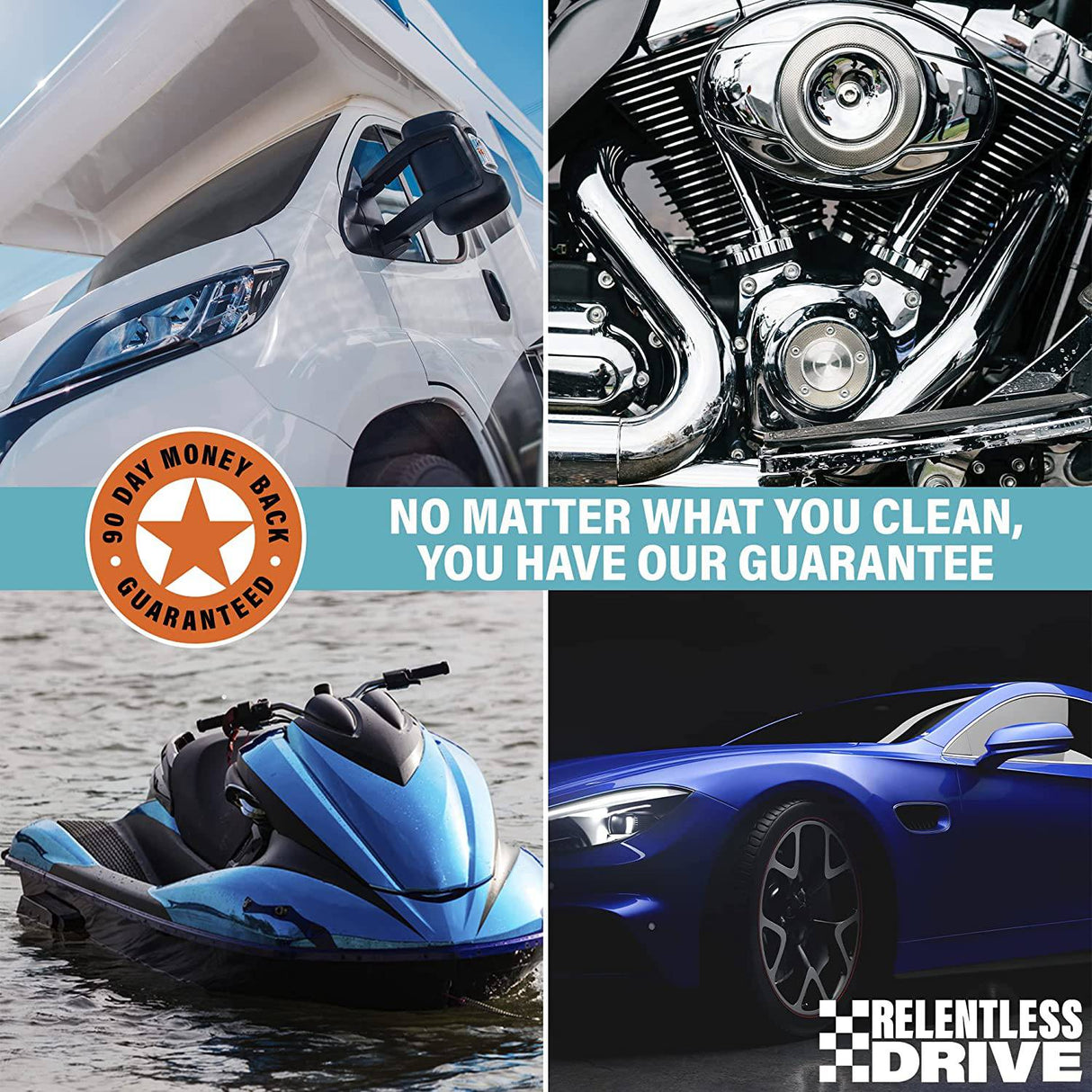 Relentless Drive - Cañón de espuma premium para manguera de jardín (se conecta a cualquier manguera de jardín)