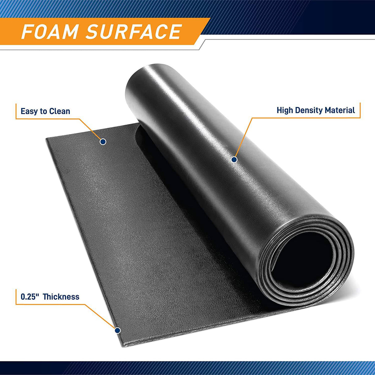 Marcy Fitness Equipment - Tapete y protector de suelo para cintas de correr, bicicletas estáticas y accesorios