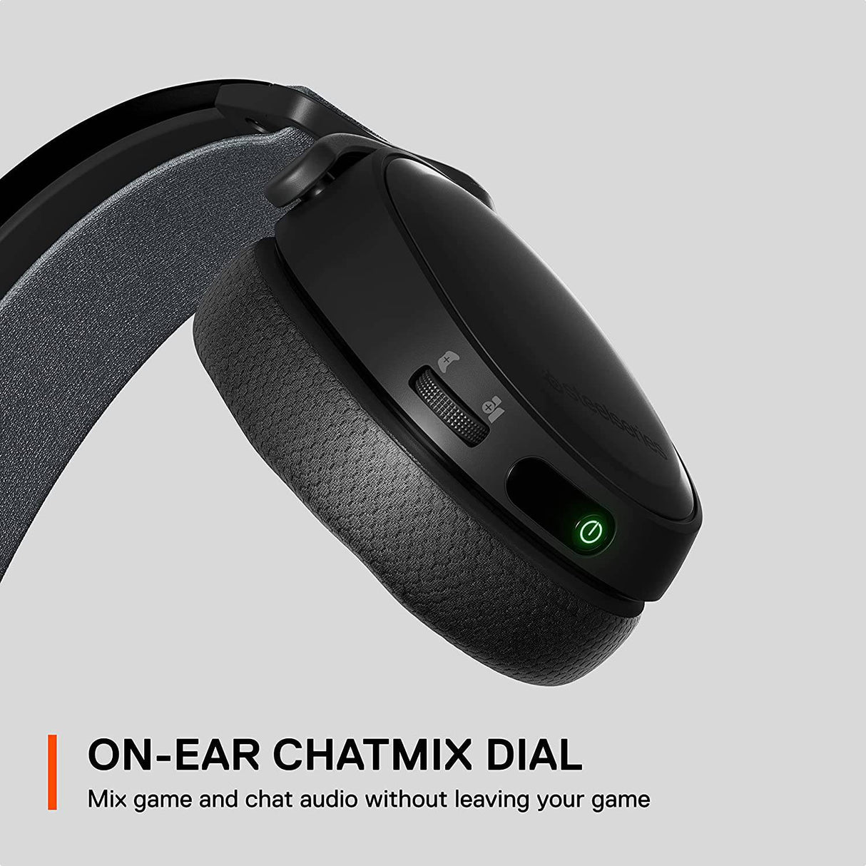 SteelSeries Arctis 7+ Auriculares inalámbricos para juegos - Sin pérdidas 2.4 GHz - 30 horas de duración de la batería - USB-C - 7.1 Surround - para PC, PS5, PS4, Mac, Android y Switch - Negro