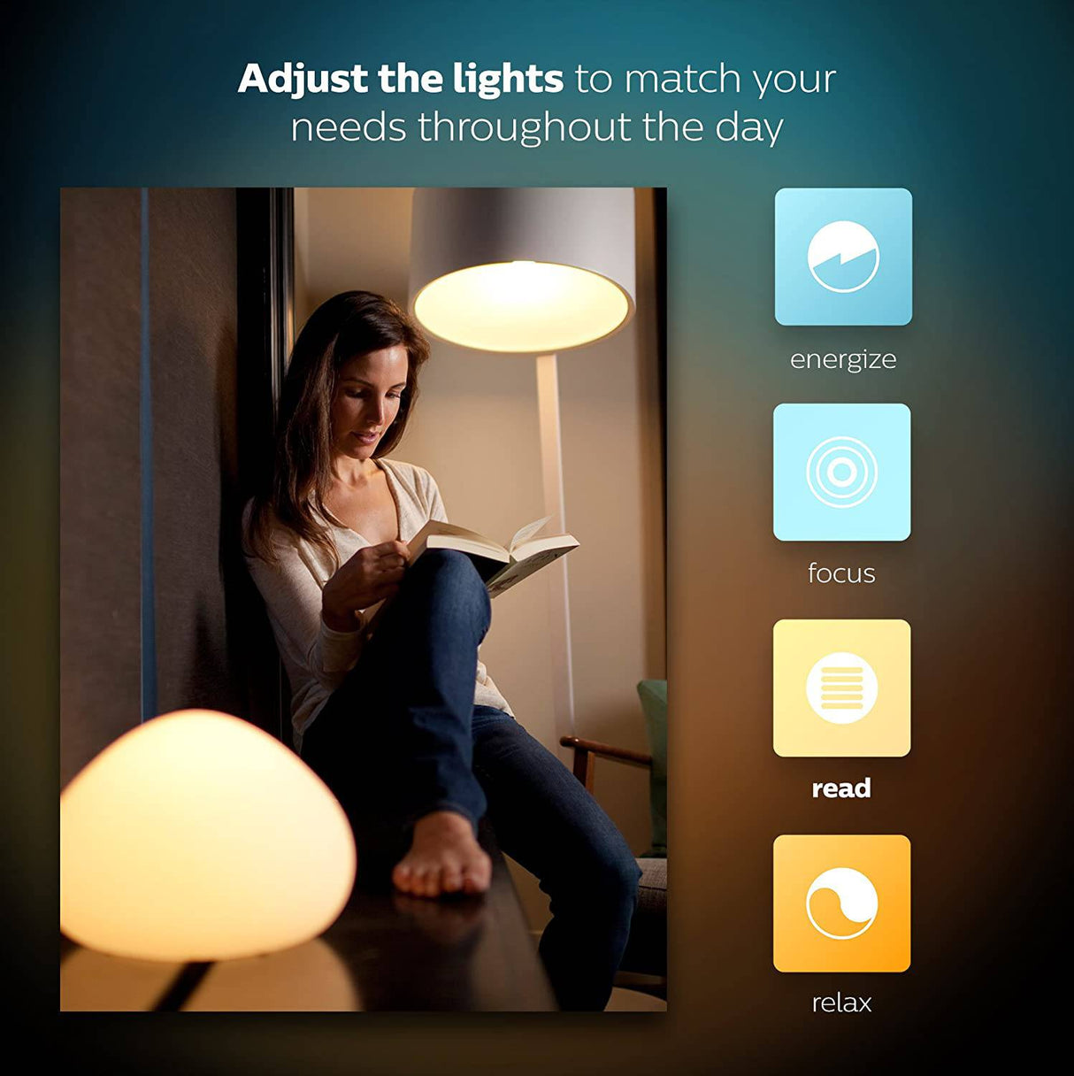 Bombilla inteligente Philips Hue Single Premium A19, 16 millones de colores, para la mayoría de las lámparas y luces de techo (se requiere Hue Hub, funciona con Alexa), versión antigua, blanca (464487) - DIGVICE MX