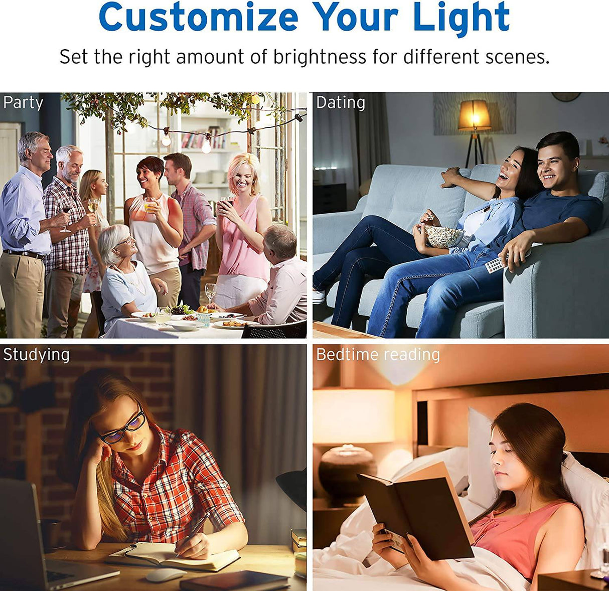 Etekcity ESL100 Bombilla inteligente que funciona con Alexa, Google Home e IFTTT, 1 unidad (paquete de 1), blanco suave 2700K 806LM, 9W (equivalente a 60W), no requiere concentrador - DIGVICE MX