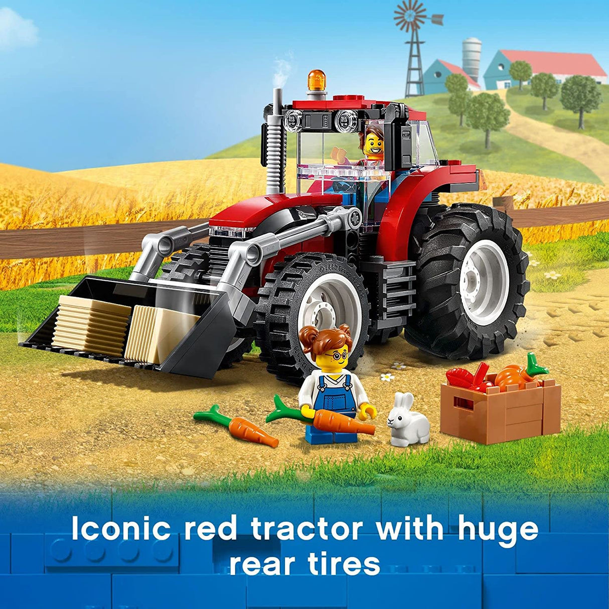 LEGO City Great Vehicles Tractor 60287 (148 piezas)