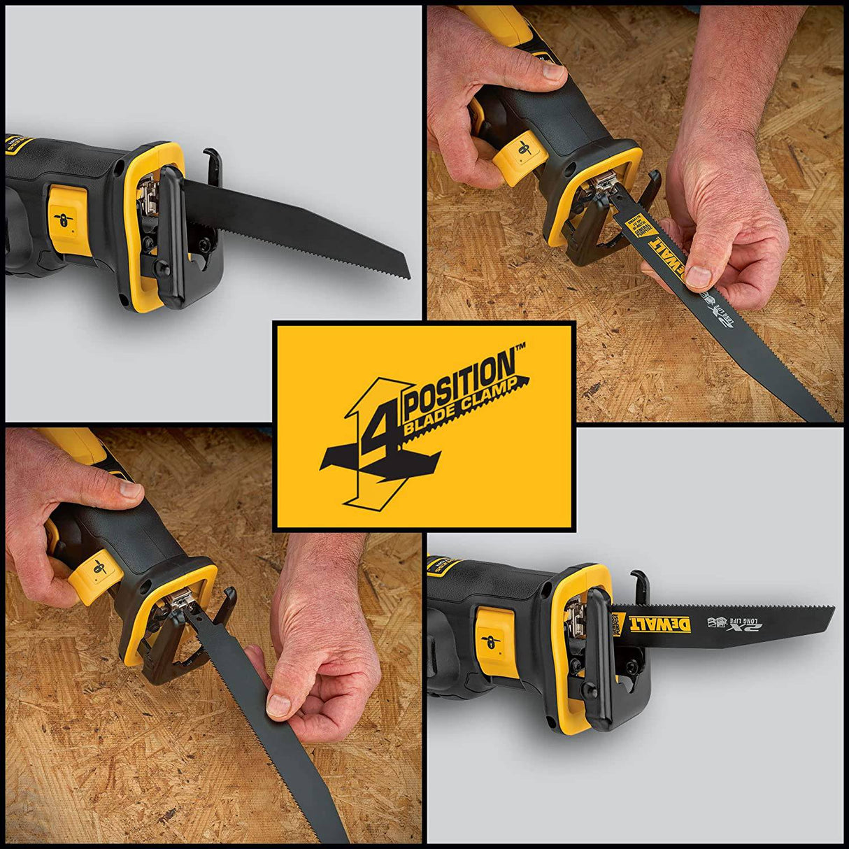 Sierra de sable DEWALT 20V MAX* XR, compacta, solo herramienta (DCS367B) - DIGVICE MX
