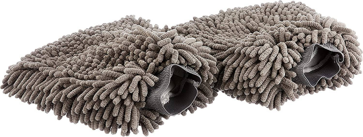 Amazon Basics Deluxe - Manopla de microfibra para lavado de autos (paquete de 2)