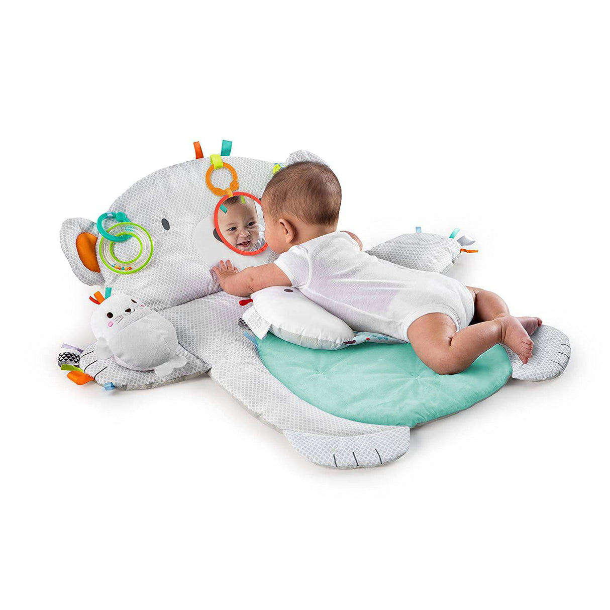 Bright Starts Tummy Time Prop & Play Activity Mat - Oso polar, edades recién nacido + - DIGVICE MX